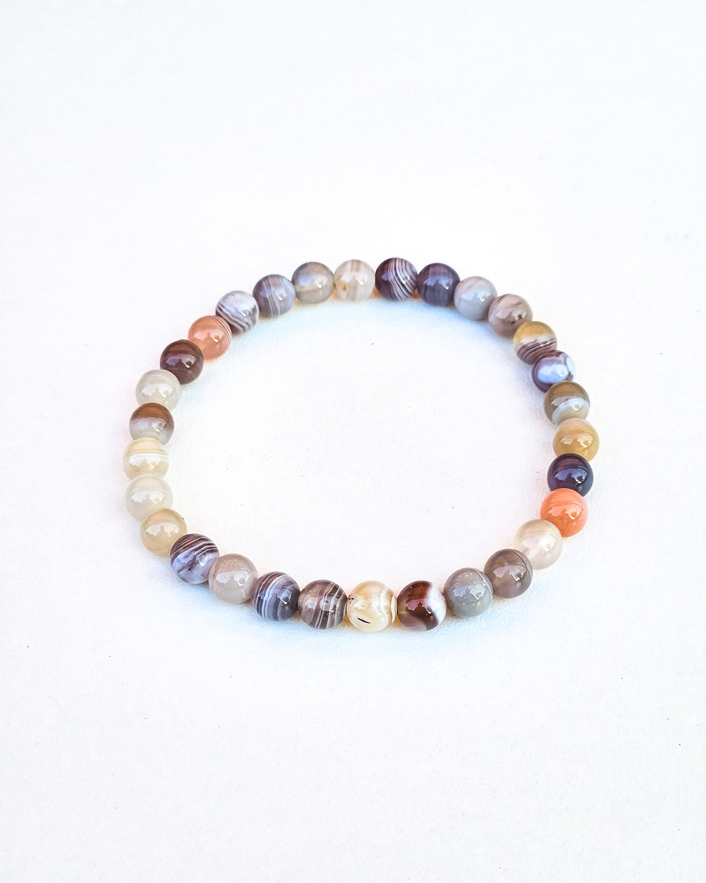 Bracelet • Botswana Agate (6 mm)