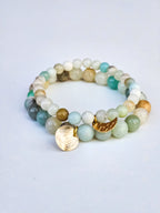 Matching bracelets • Amazonite