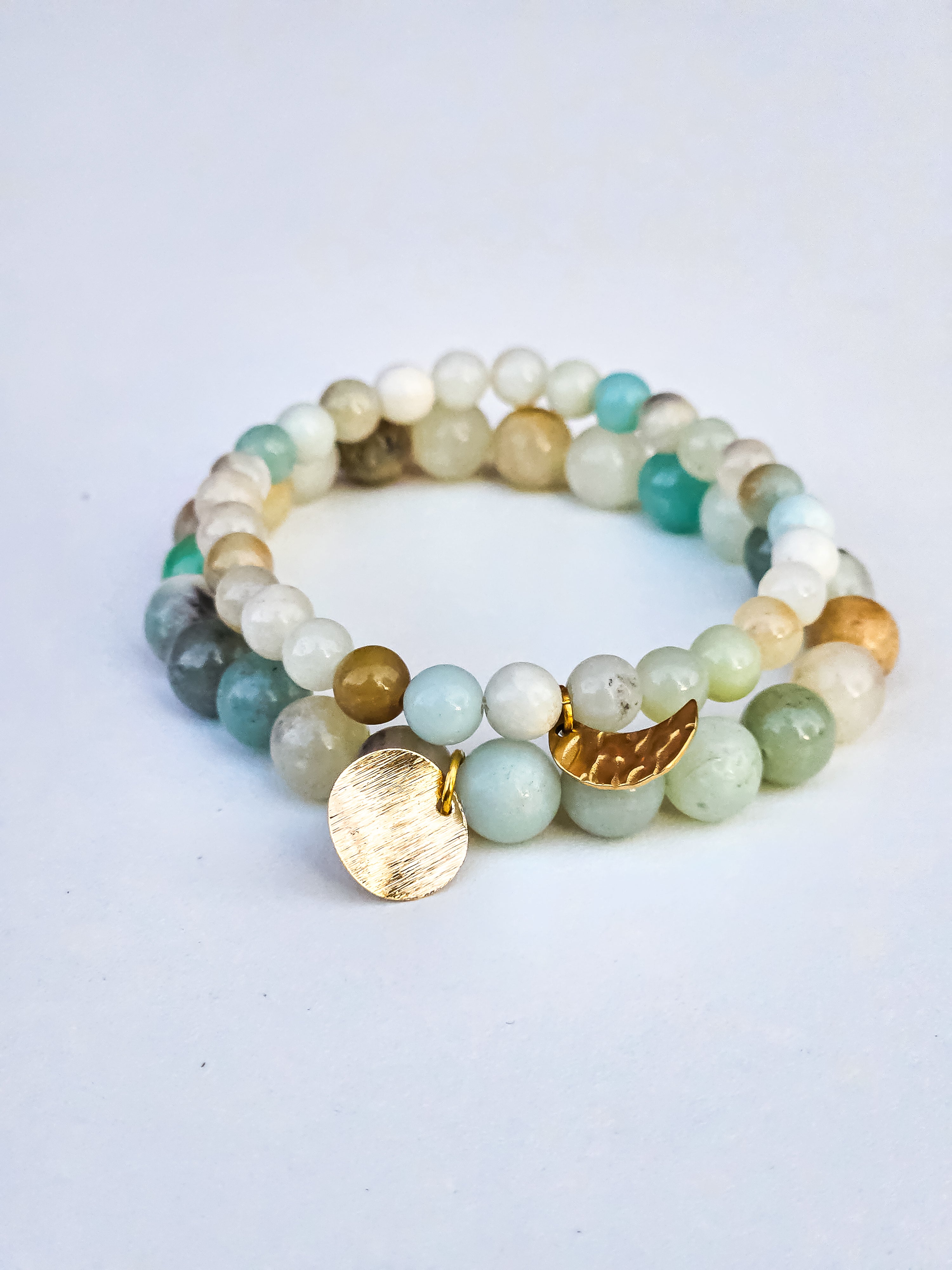 Matching bracelets • Amazonite