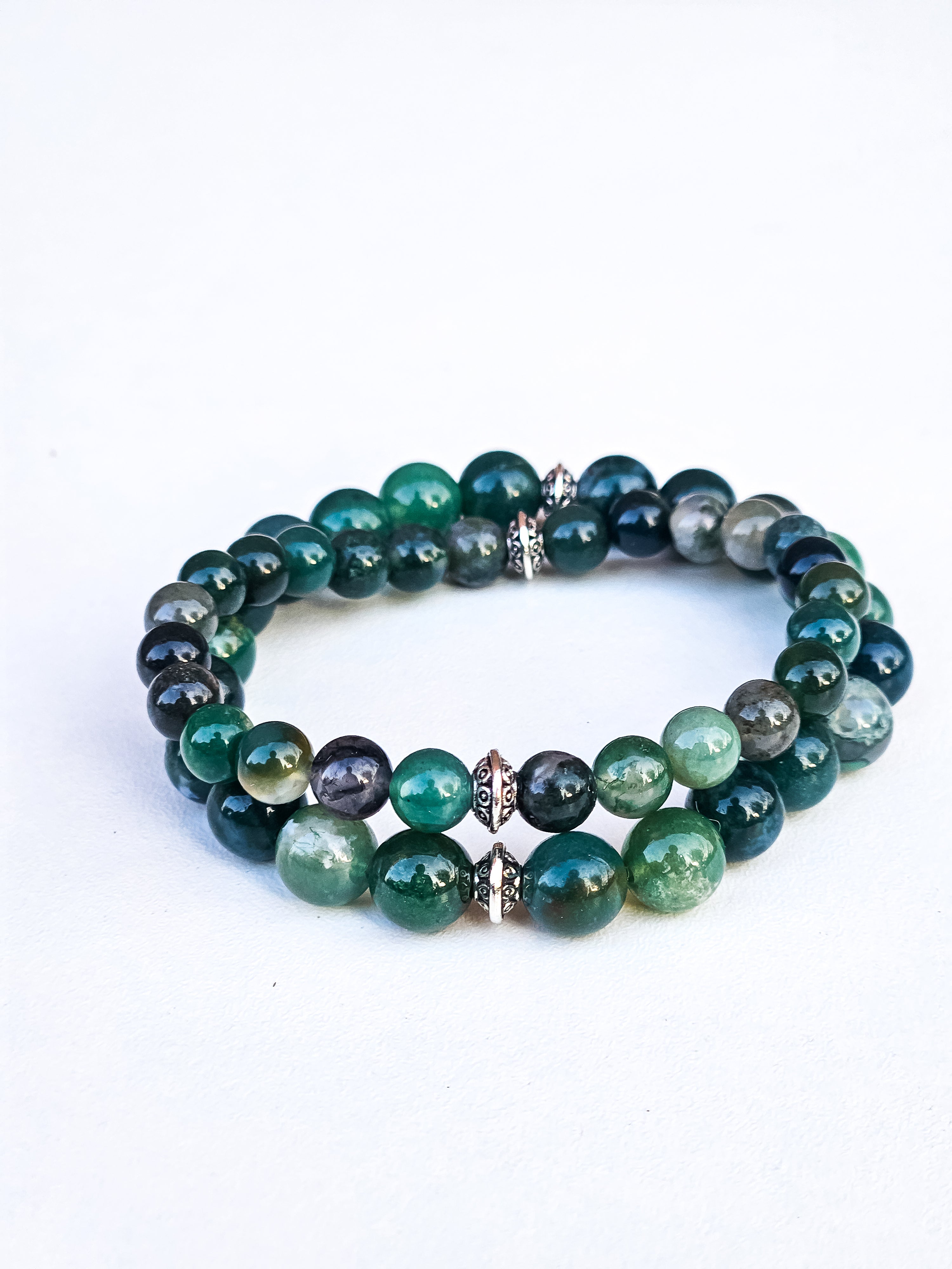 Bracelets duo • Agate mousse
