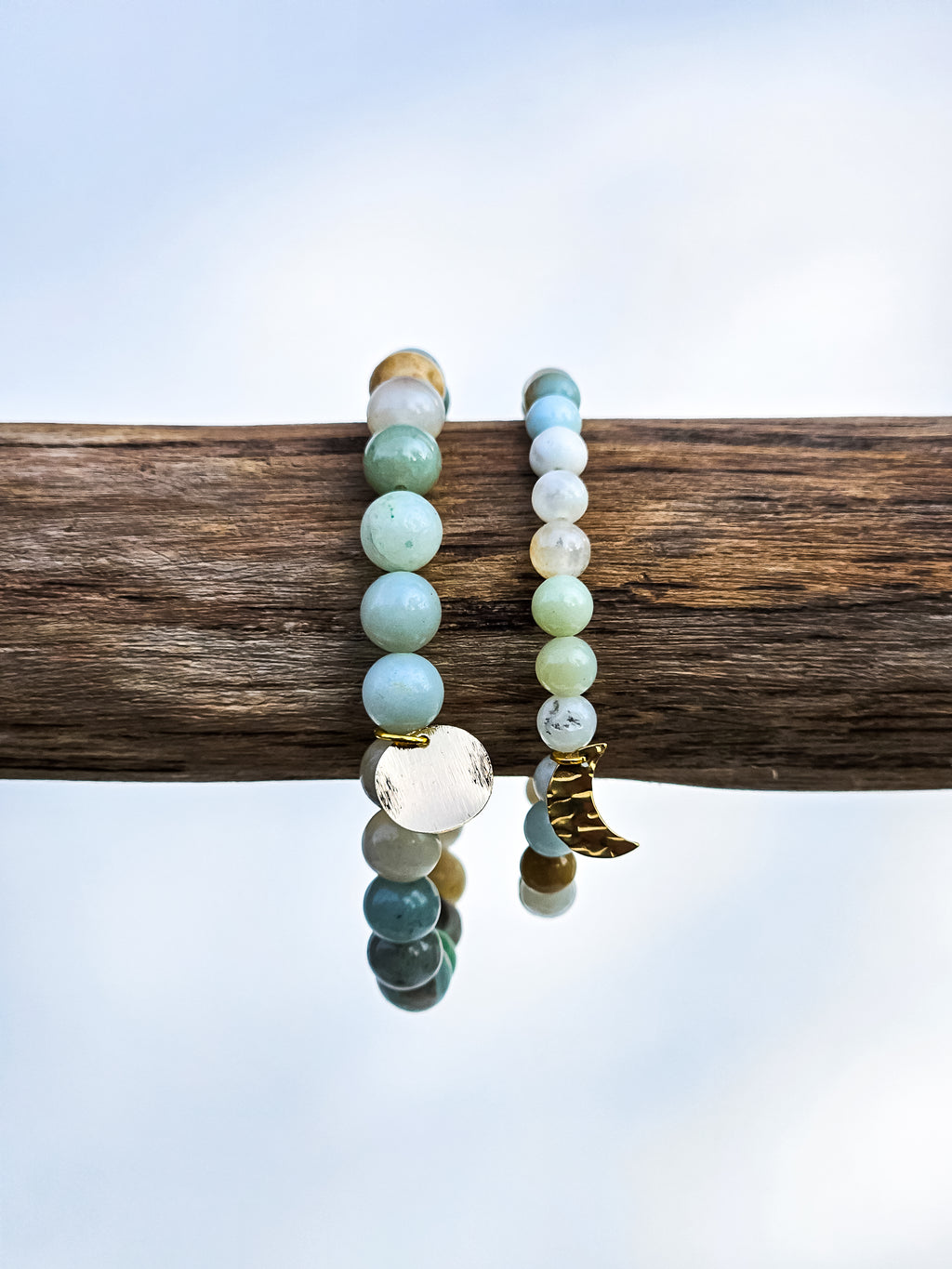 Matching bracelets • Amazonite
