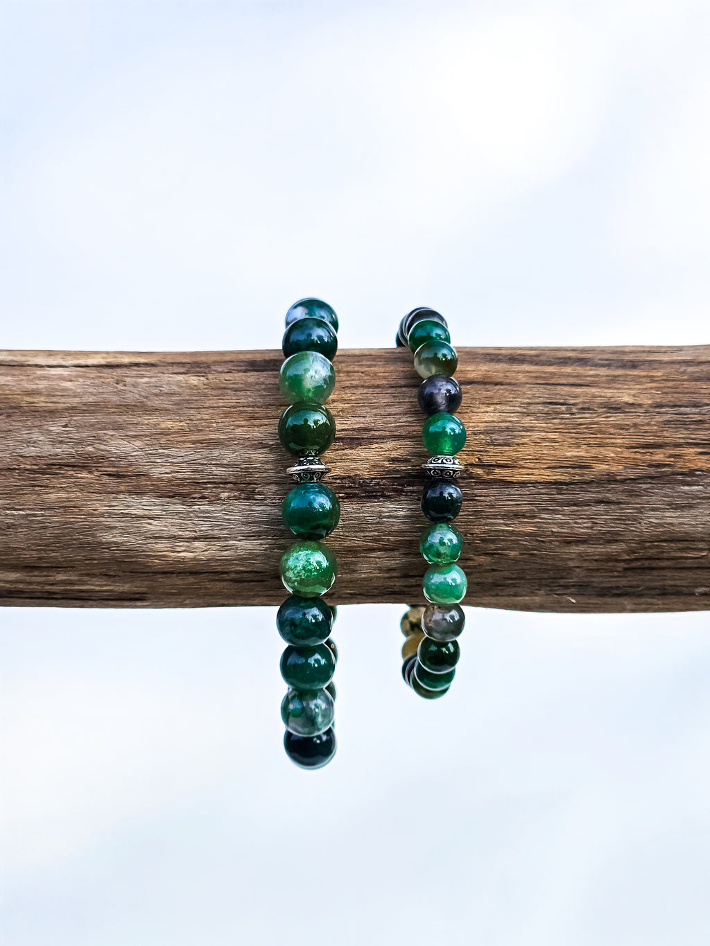 Bracelets duo • Agate mousse