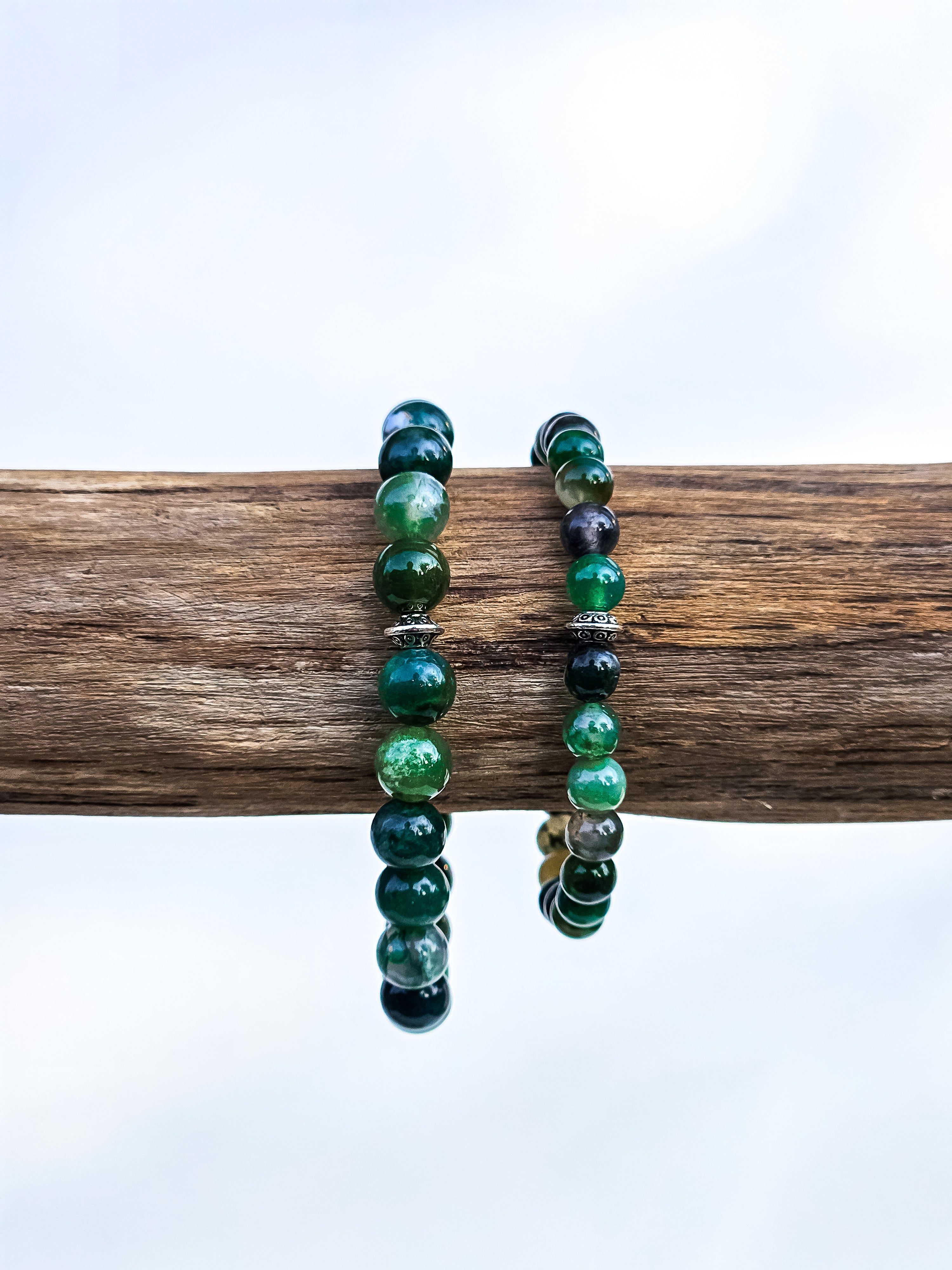 Bracelets duo • Agate mousse