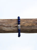 Bracelet • Lapis lazuli (6 mm) with elephant bead
