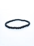 Bracelet • Obsidienne noire (4 mm)