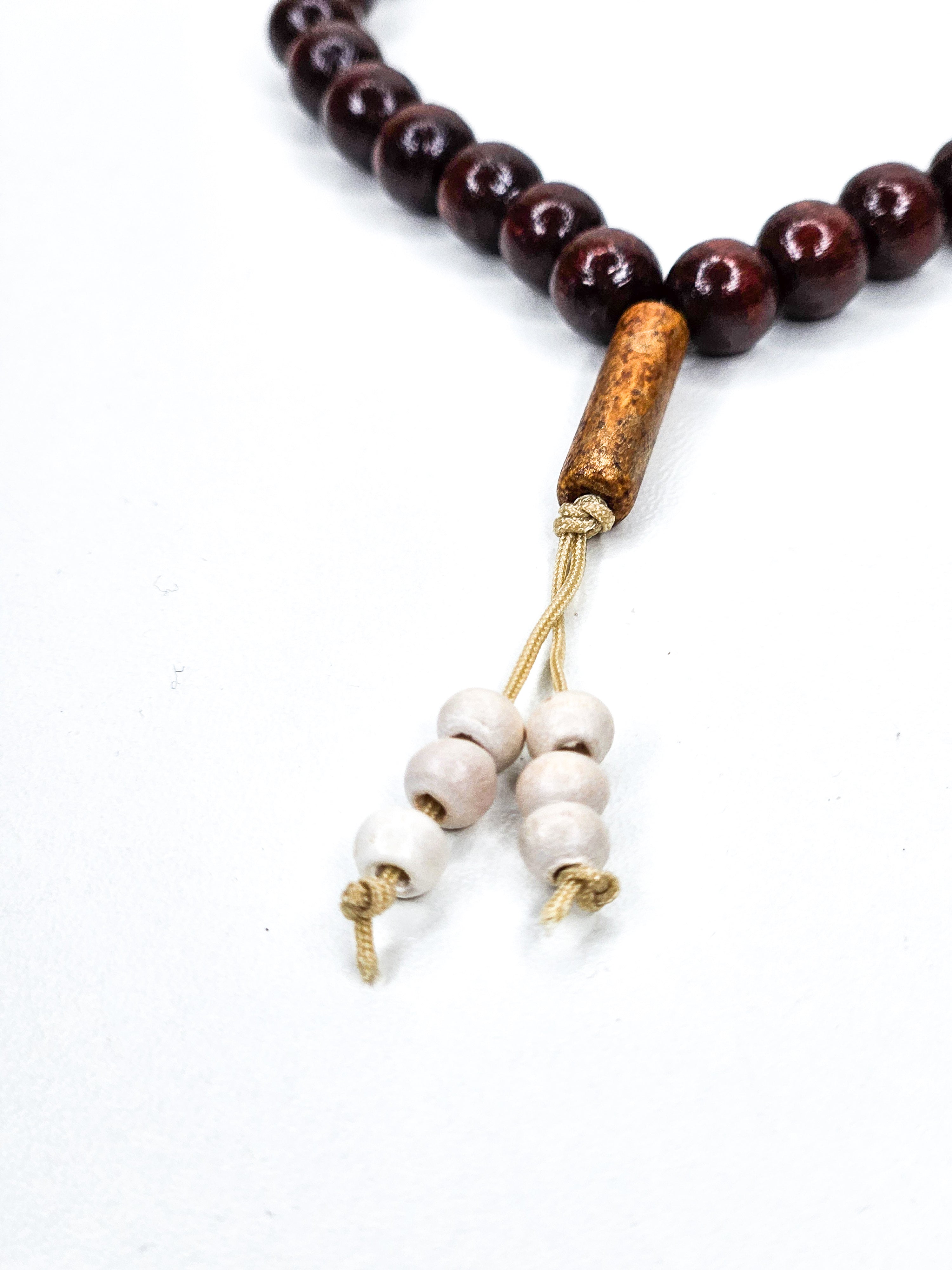 Tasbih 33 perles • Rahma • Bois