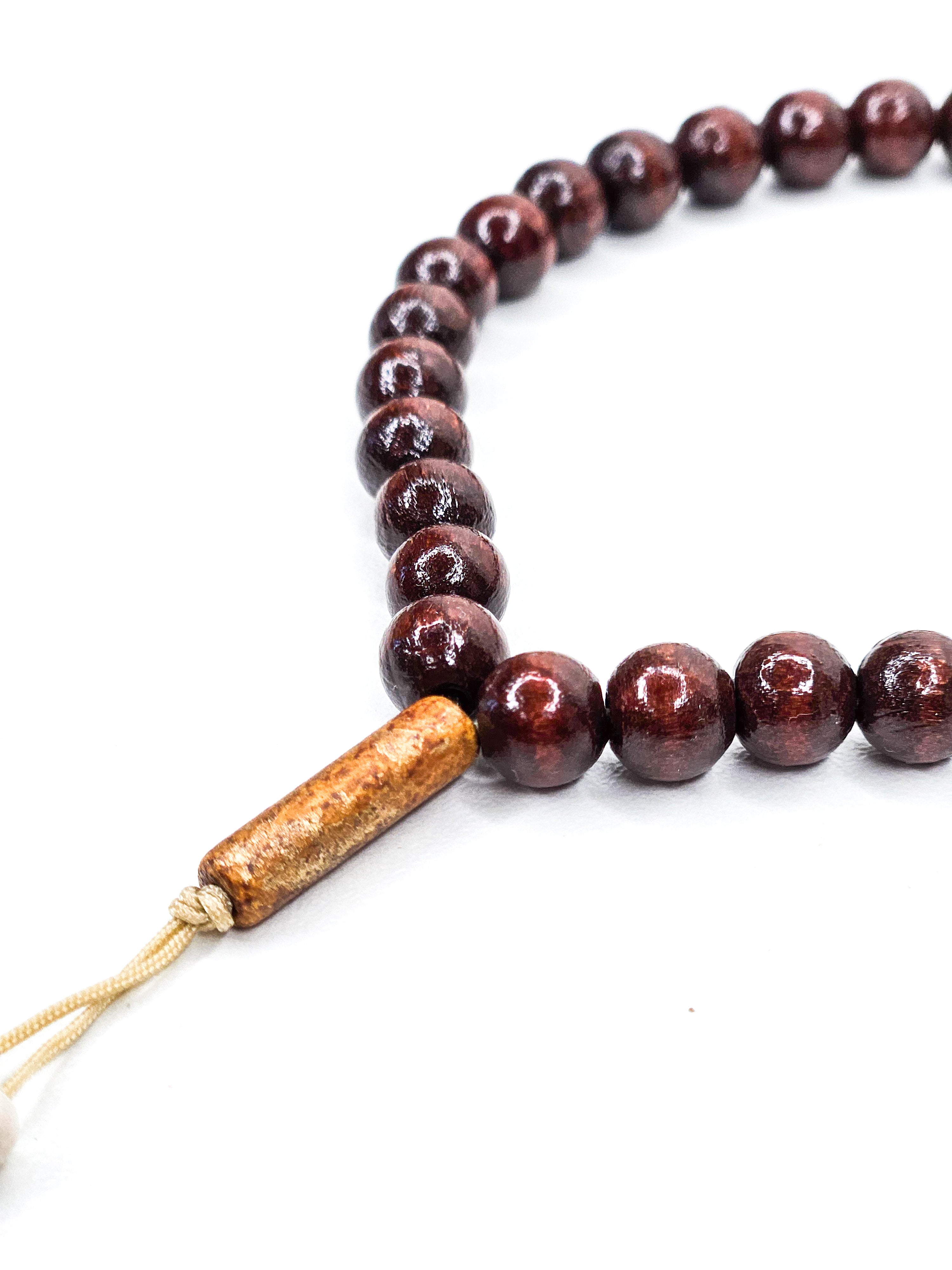 Tasbih 33 perles • Rahma • Bois