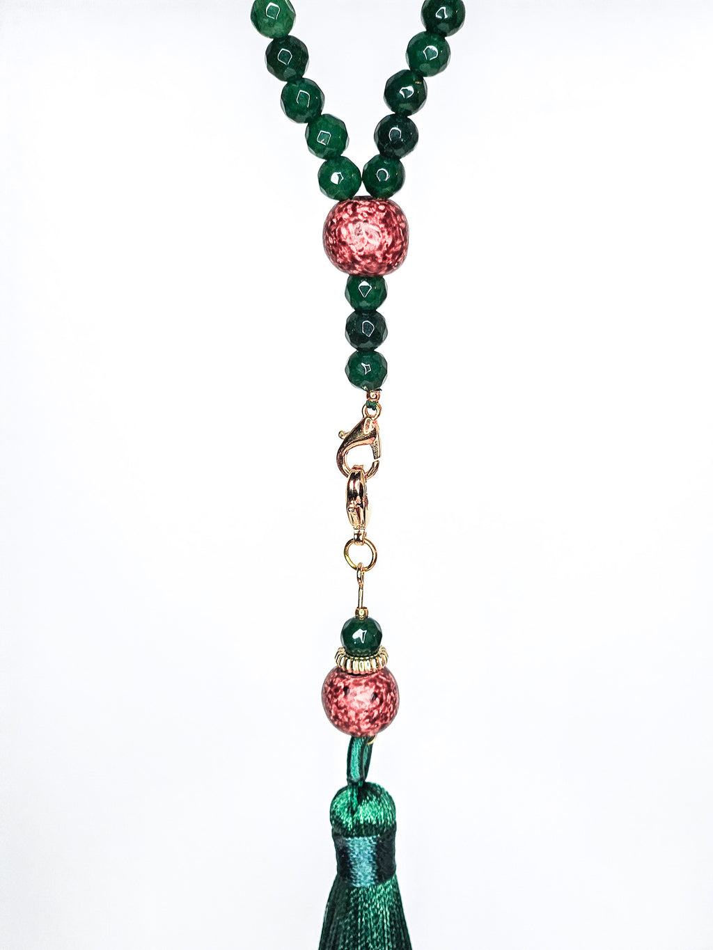99-Bead Tasbih • Sakinah • Emerald Jade