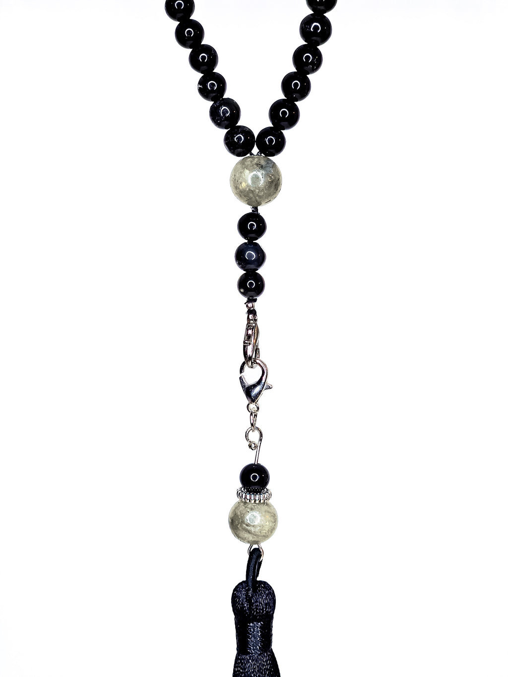 99-Bead Tasbih • Layl • Black obsidian