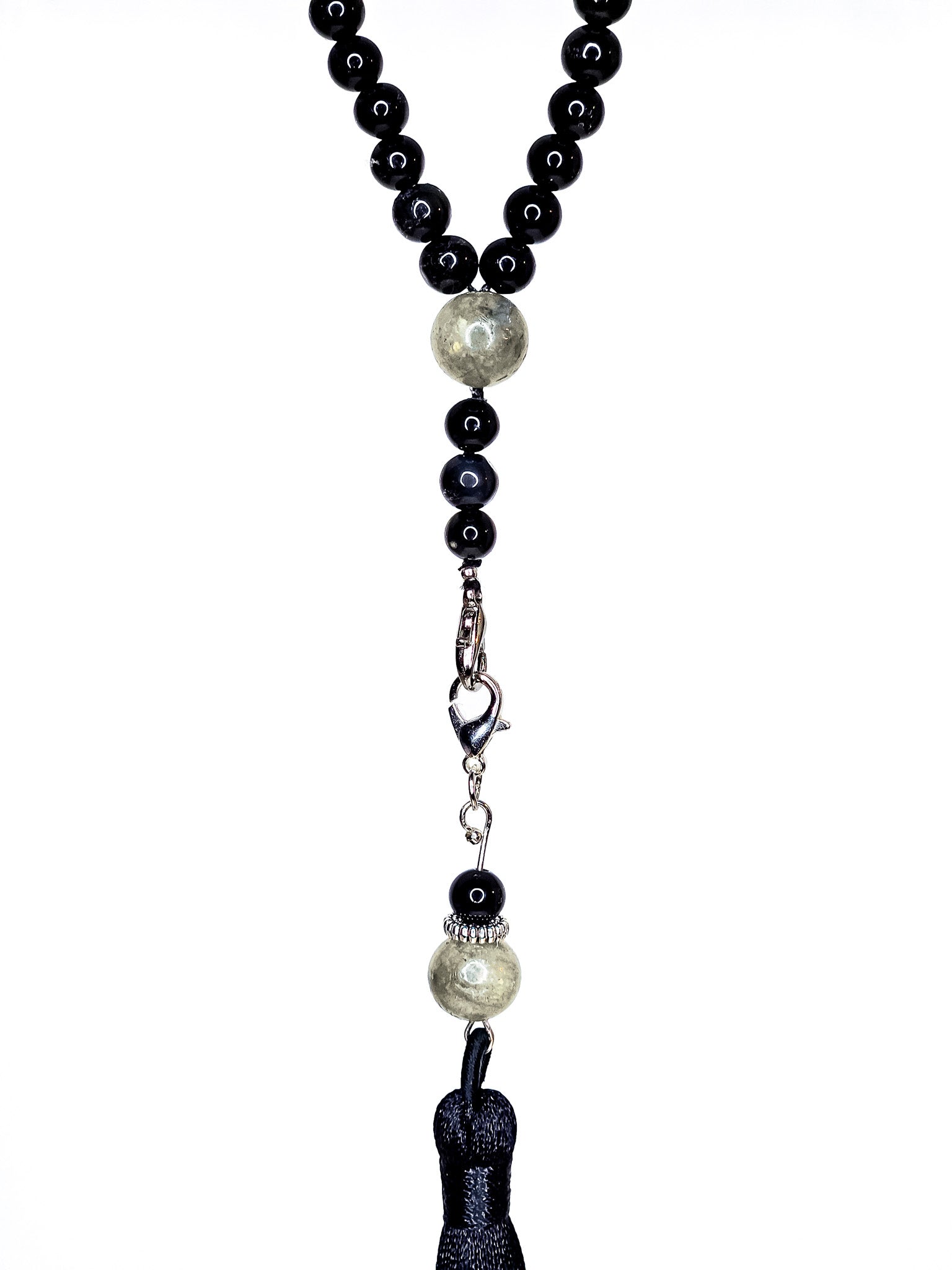 99-Bead Tasbih • Layl • Black obsidian