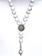 99-Bead Tasbih • Fajr • White howlite