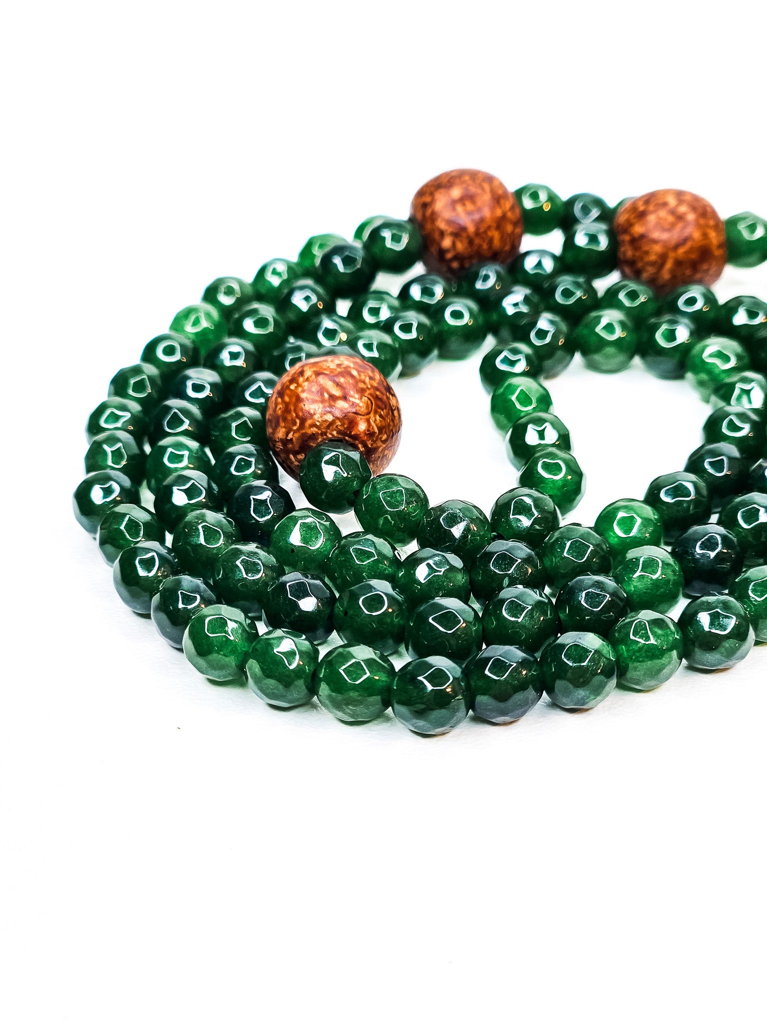 Tasbih 99 perles • Sakinah • Jade émeraude