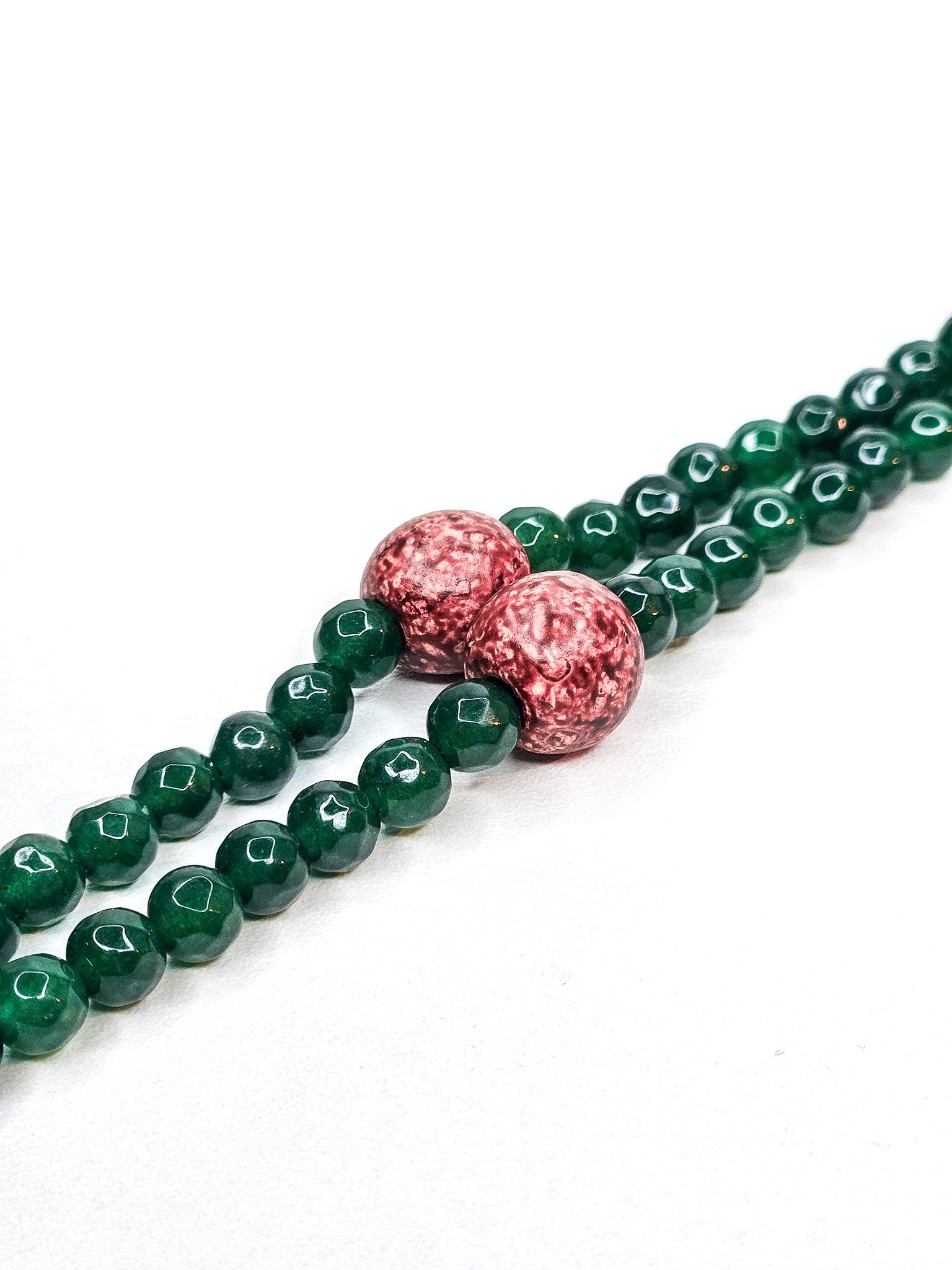 99-Bead Tasbih • Sakinah • Emerald Jade