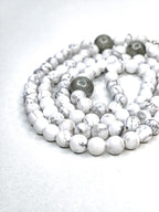 99-Bead Tasbih • Fajr • White howlite