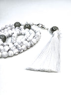 99-Bead Tasbih • Fajr • White howlite