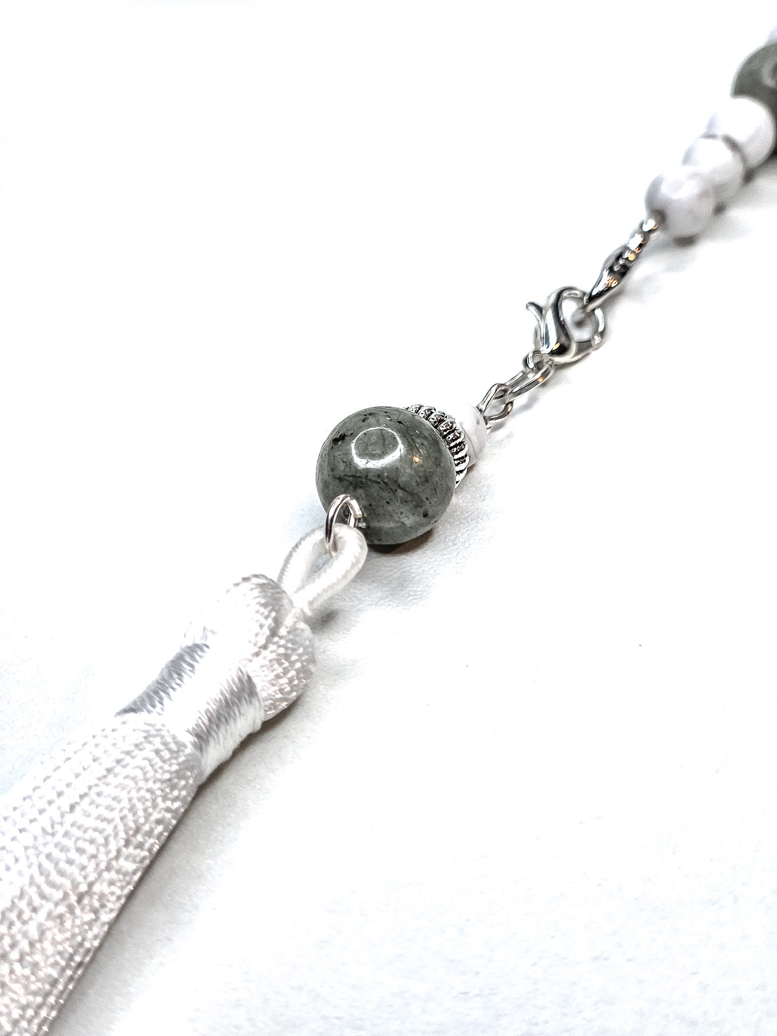 99-Bead Tasbih • Fajr • White howlite