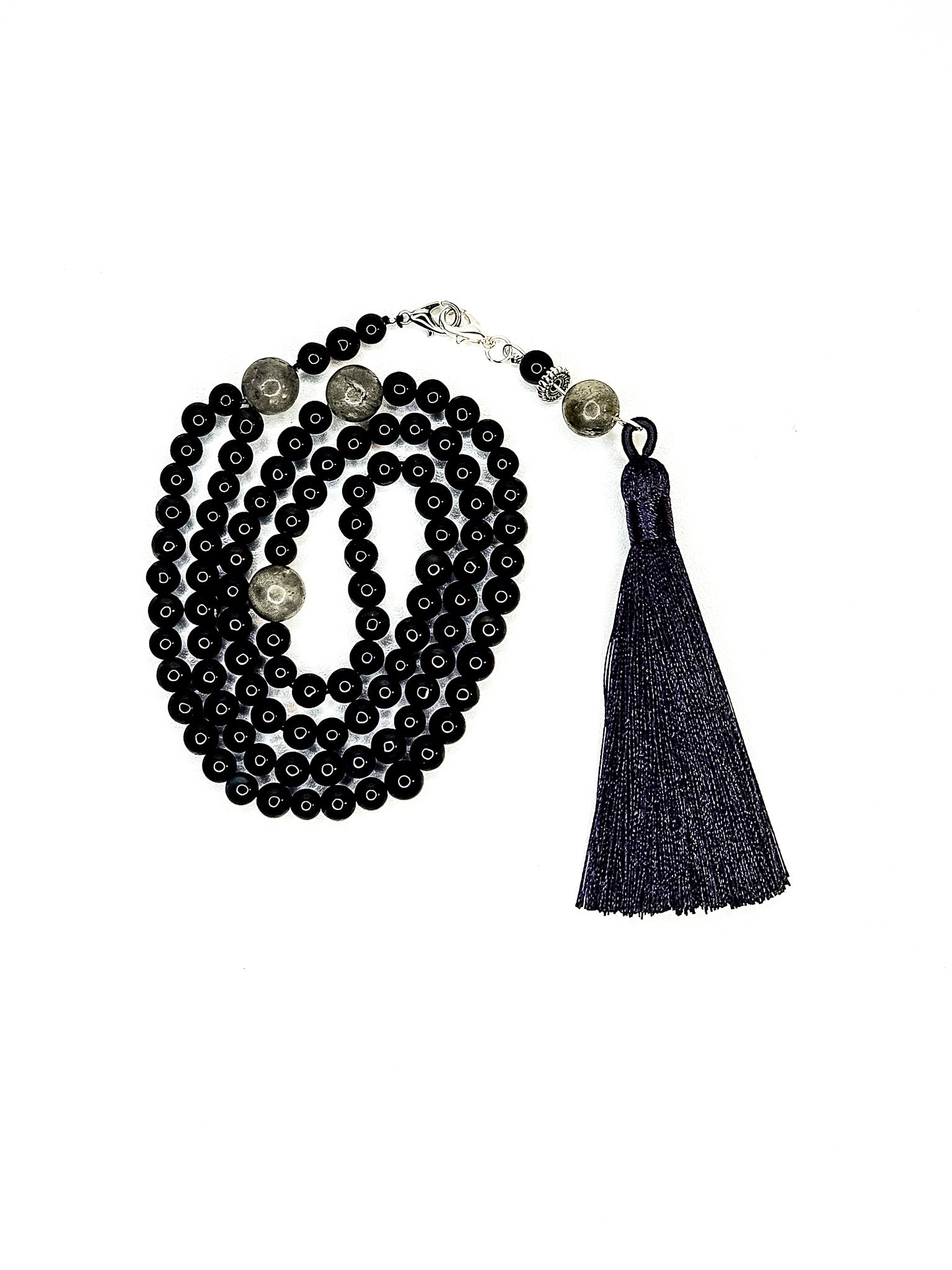 99-Bead Tasbih • Layl • Black obsidian