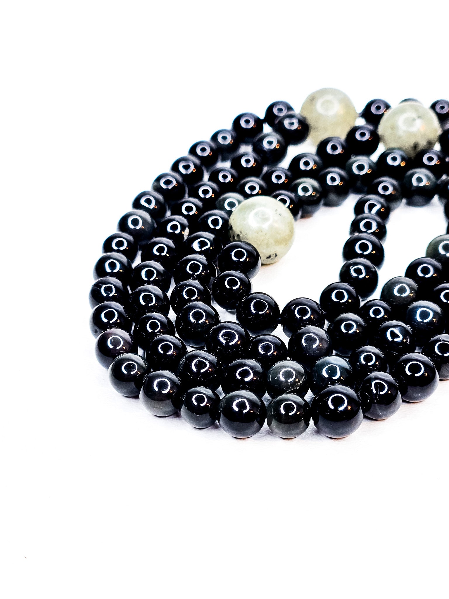 99-Bead Tasbih • Layl • Black obsidian