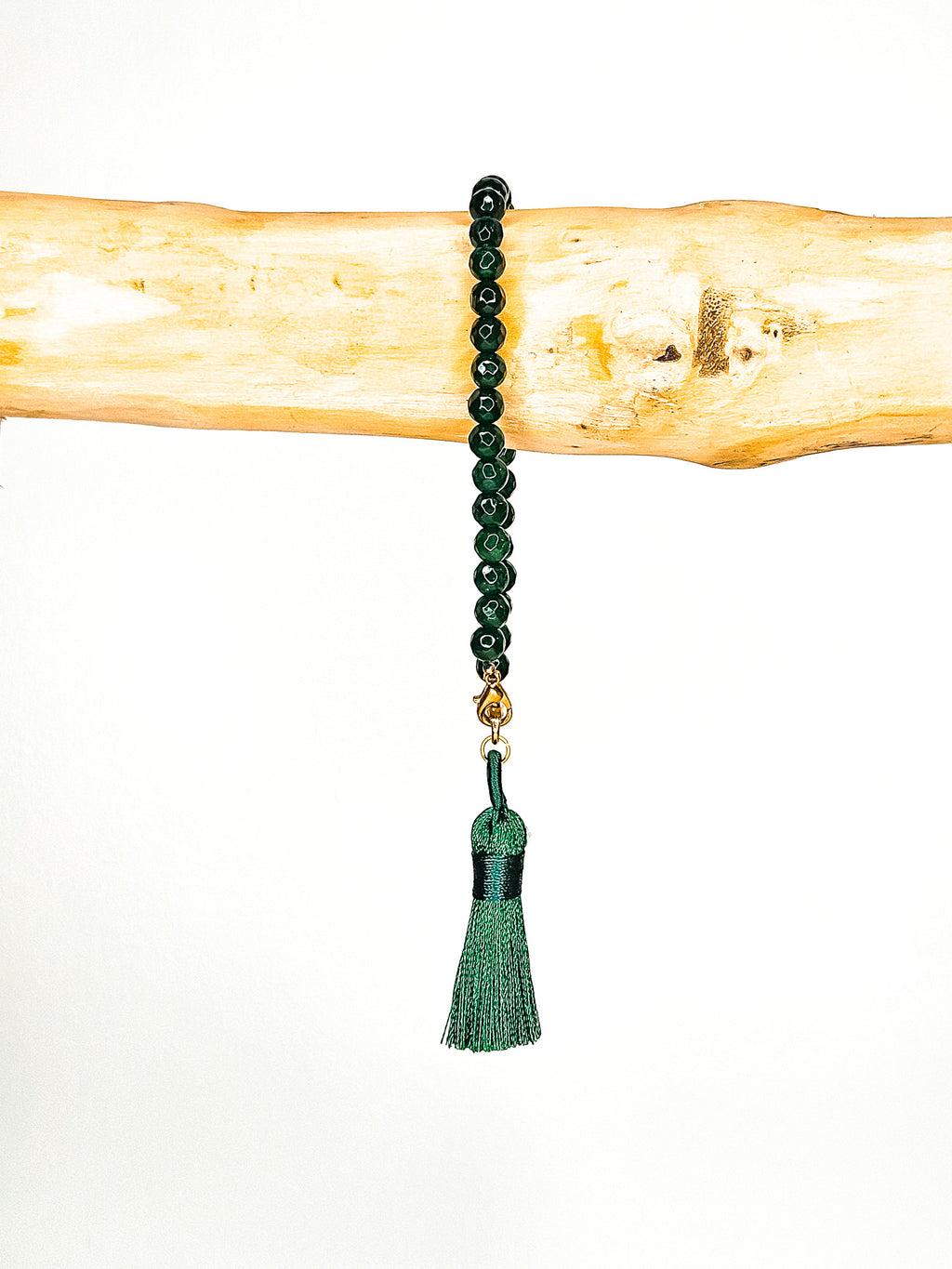 Tasbih bracelet • Sakinah • Emerald Jade