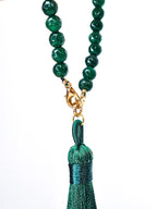 Tasbih bracelet • Sakinah • Emerald Jade