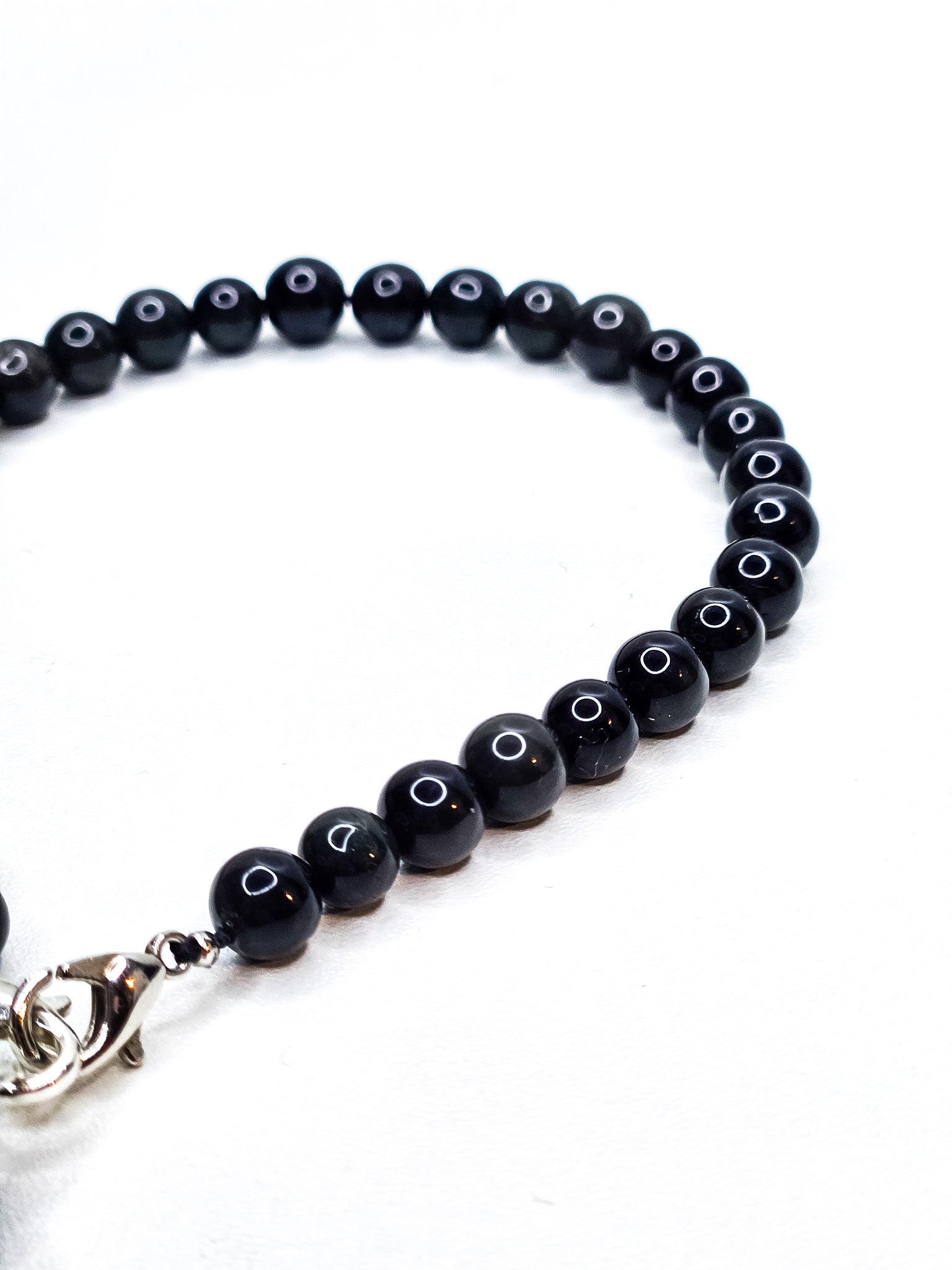 Tasbih bracelet • Layl • Black obsidian