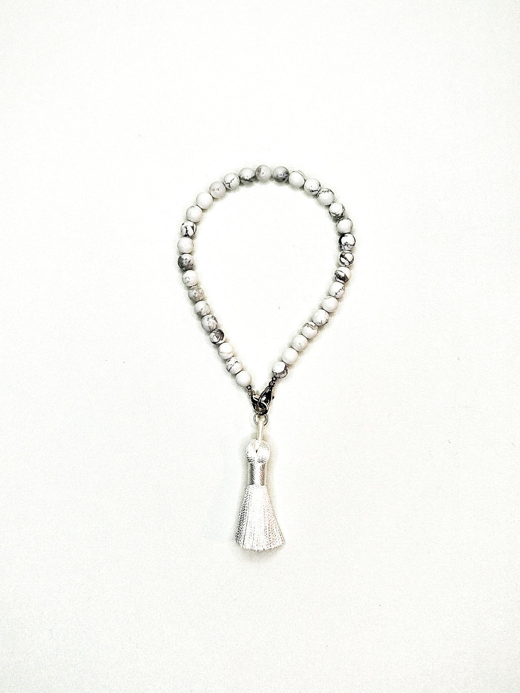 Tasbih bracelet • Fajr • White howlite