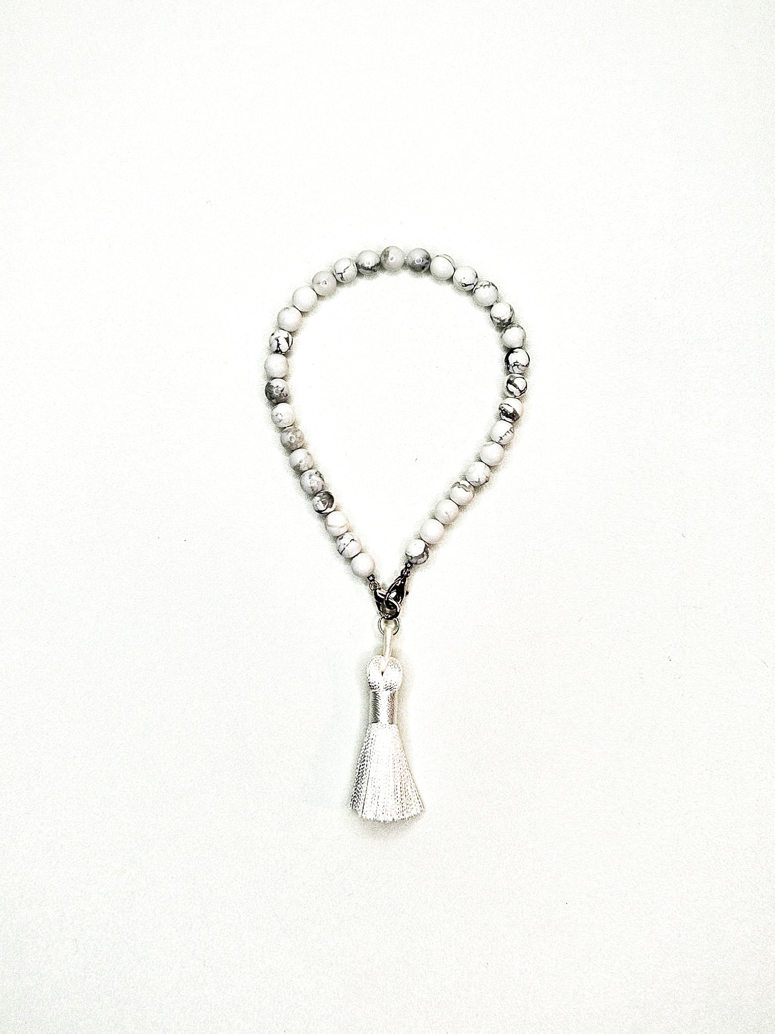 Tasbih bracelet • Fajr • White howlite
