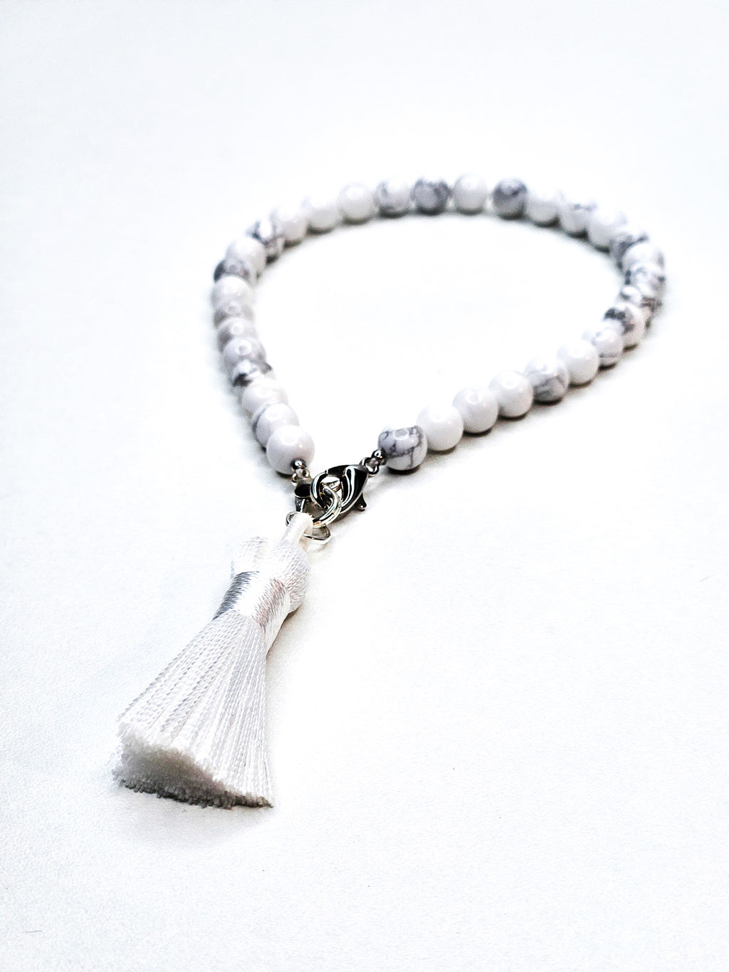 Tasbih bracelet • Fajr • White howlite