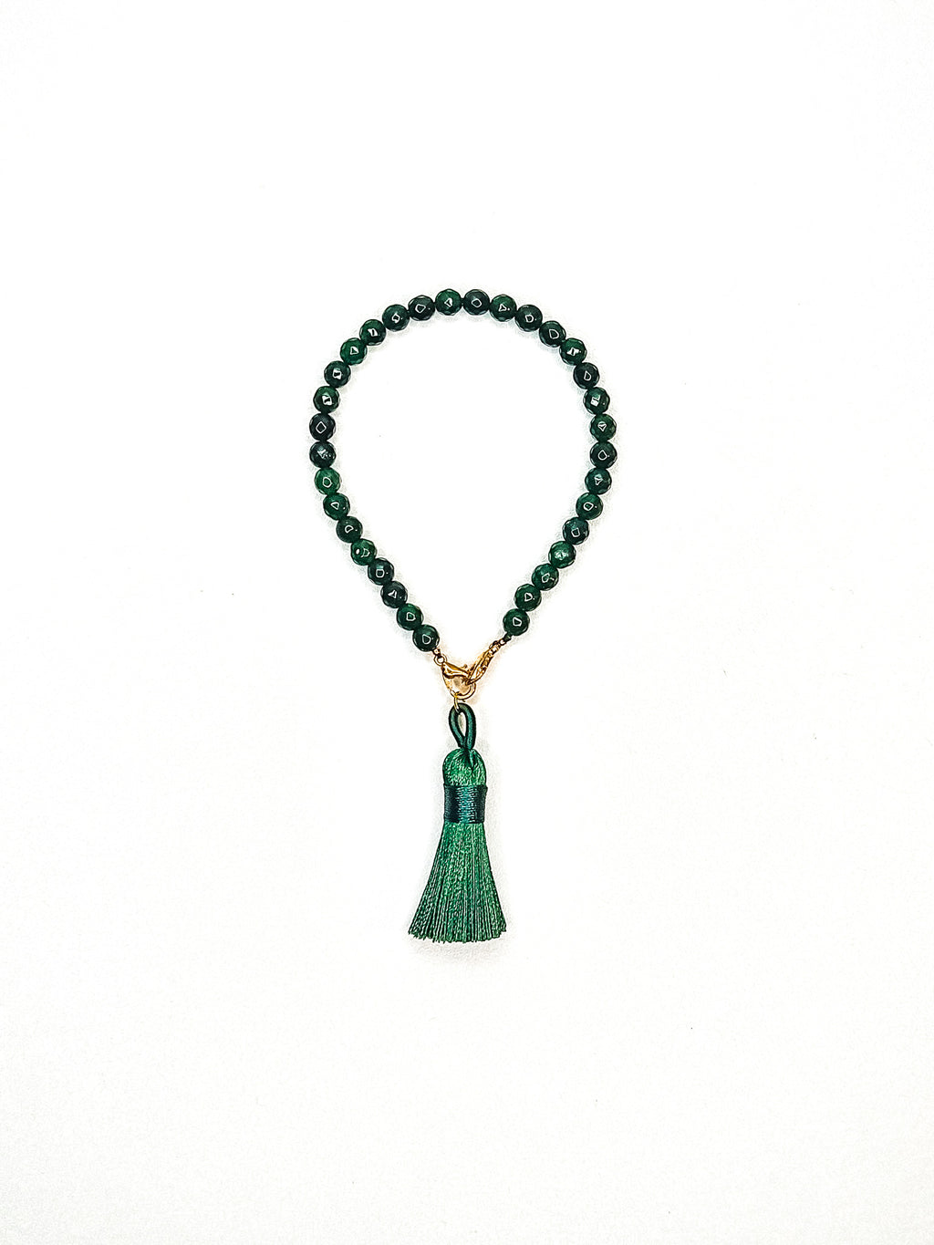 Tasbih bracelet • Sakinah • Emerald Jade