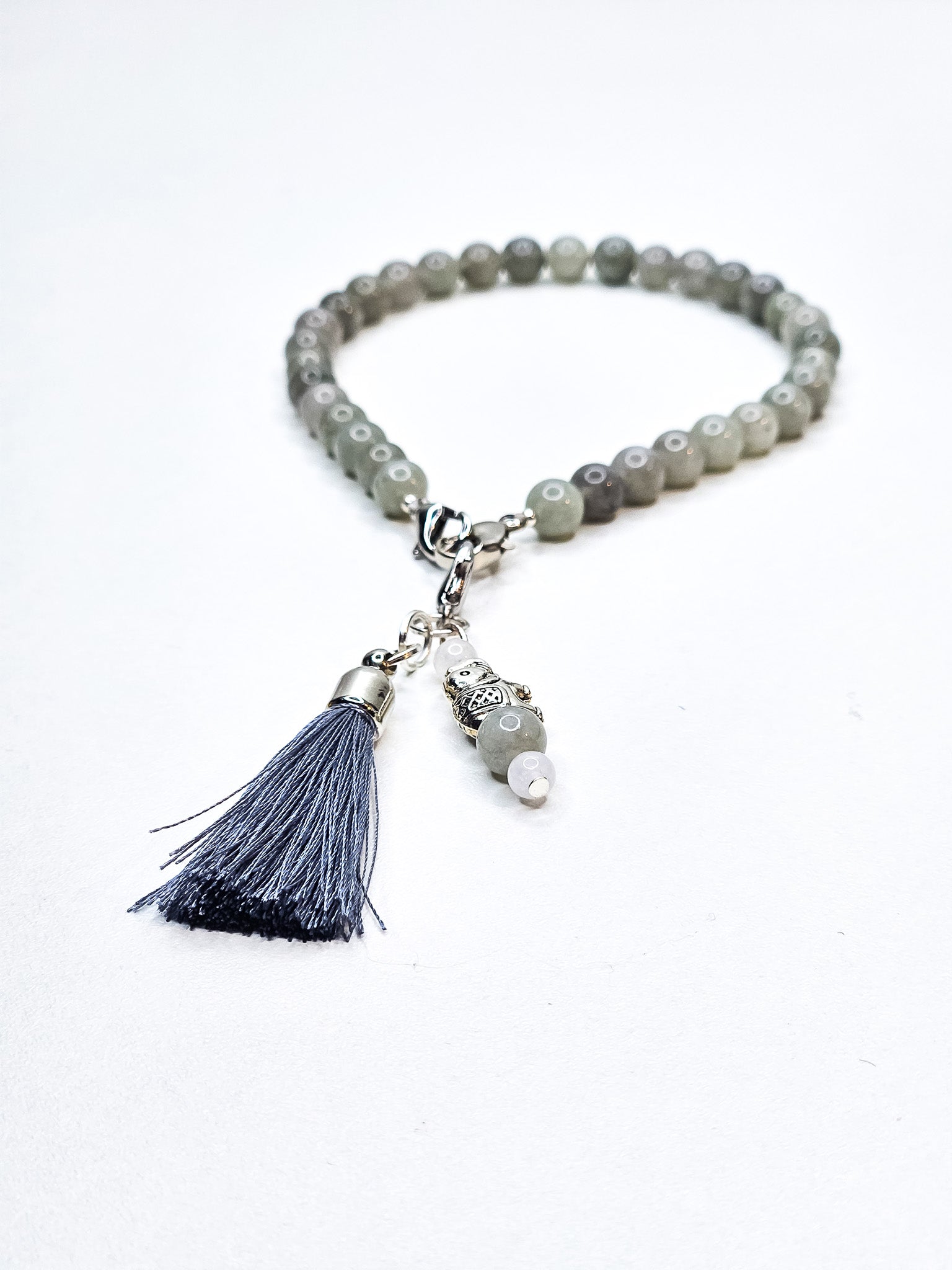 Tasbih bracelet • Waqār • Jade