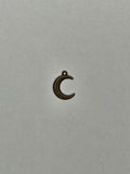 Pendentif lune bronze 002