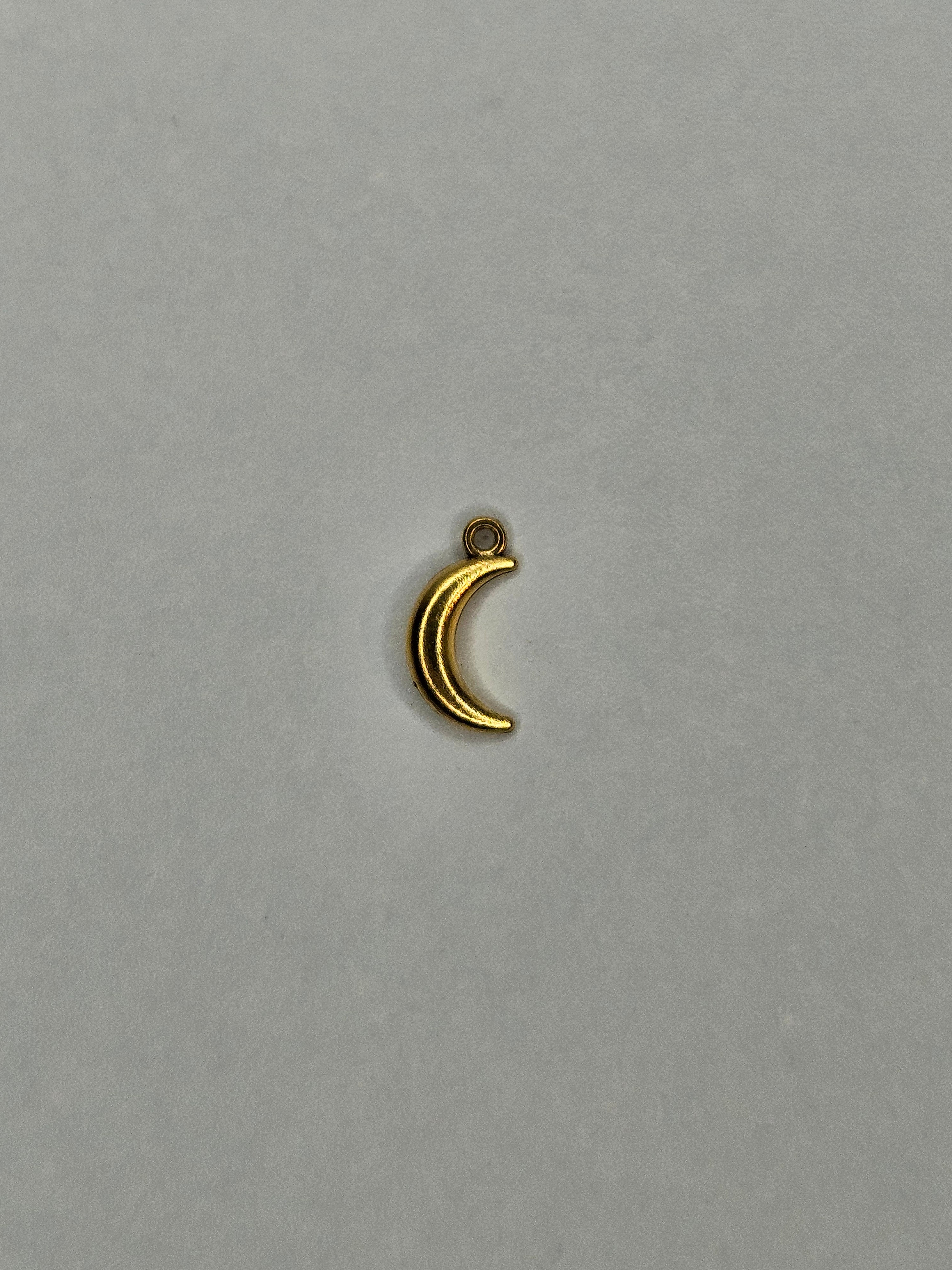 Pendentif lune or 001