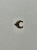 Pendentif lune bronze 003