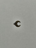 Pendentif lune bronze 004