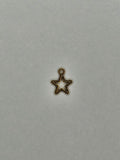 Pendentif étoile or 001