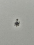Pendentif soleil argent 001