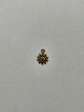 Pendentif soleil or 002