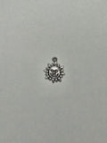 Pendentif soleil argent 004