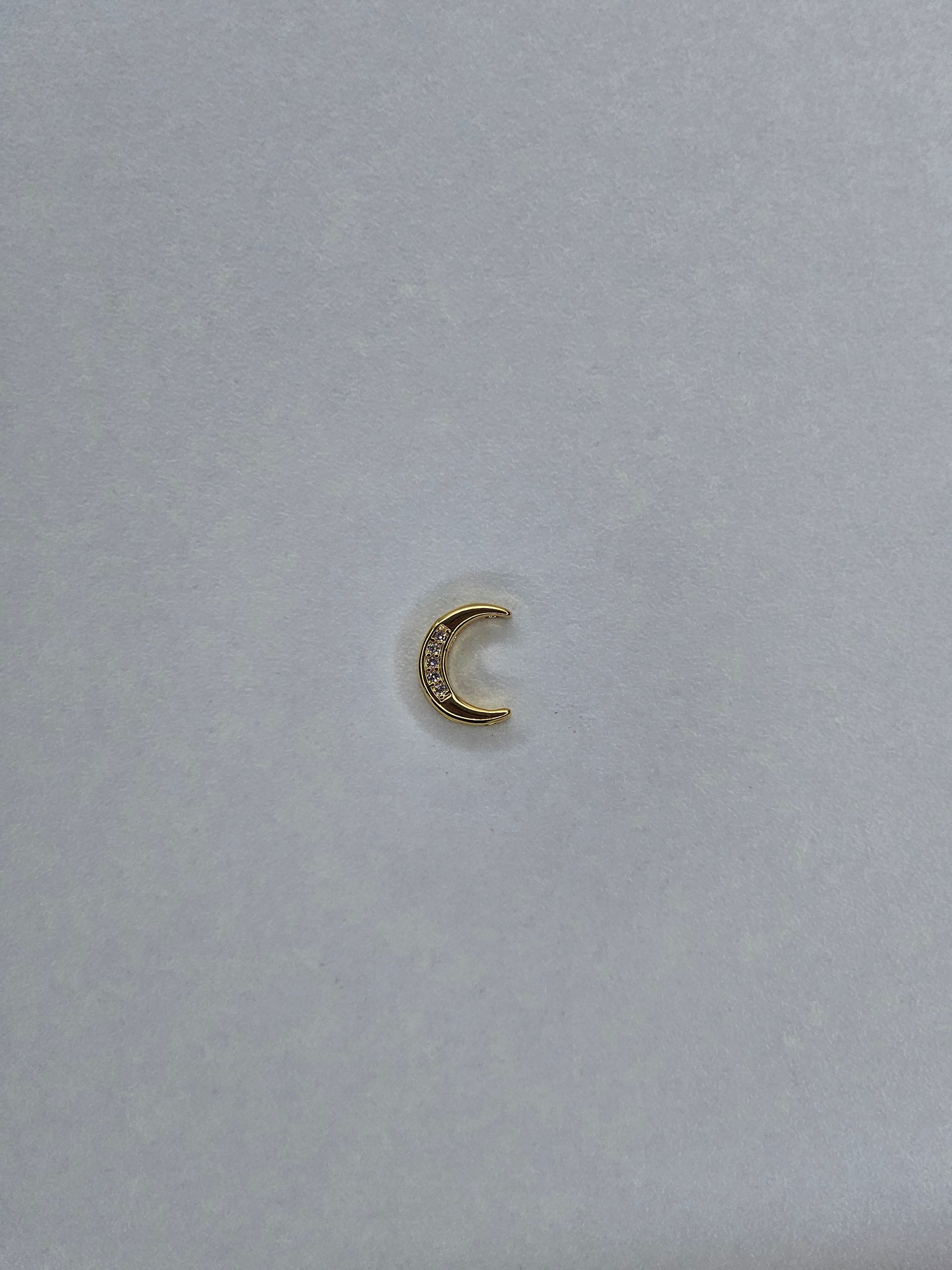 Pendentif lune or 007