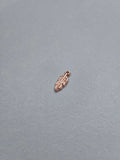 Pendentif plume cuivre 001