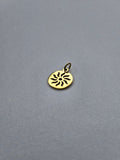 Pendentif soleil or 005