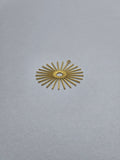 Pendentif soleil or 006