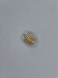 Pendentif tortue céramique beige