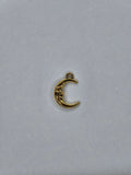 Pendentif lune or 009
