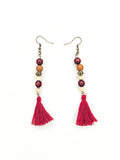Boucles d'oreilles en bronze • Bois