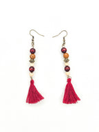 Boucles d'oreilles en bronze • Bois