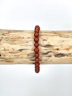Bracelet • Jaspe rouge (6 mm)