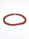 Bracelet • Jaspe rouge (4 mm)