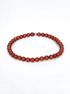 Bracelet • Jaspe rouge (4 mm)
