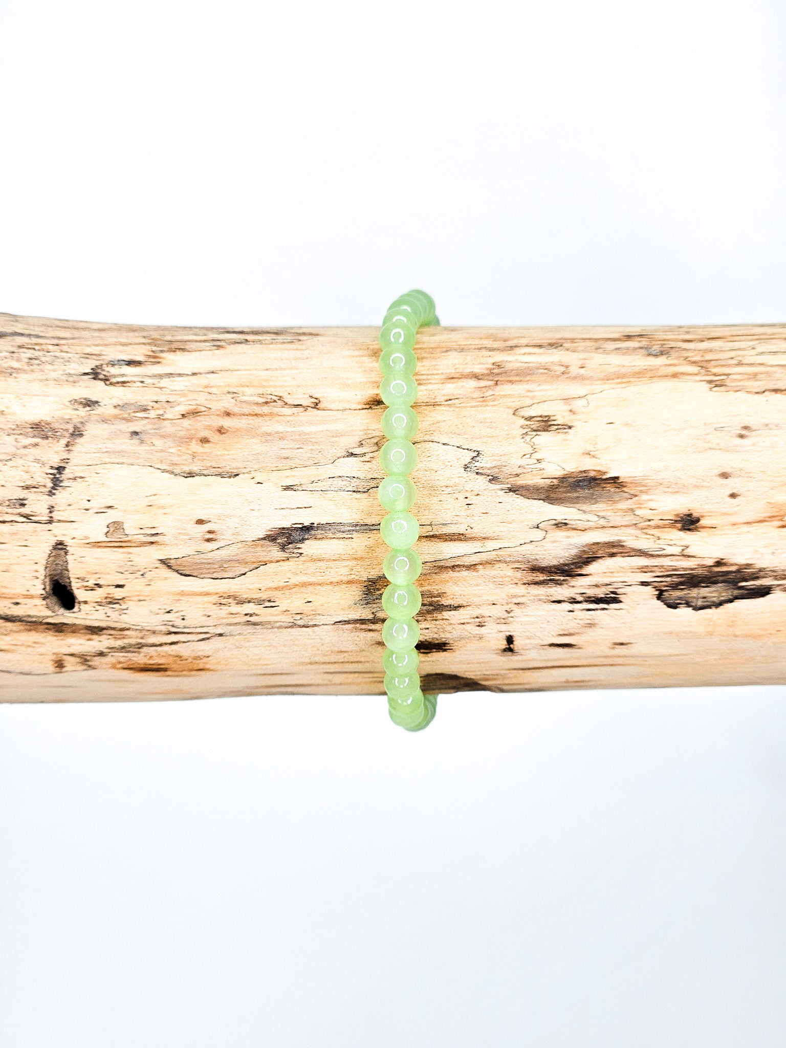Bracelet • Calcite verte (4 mm)